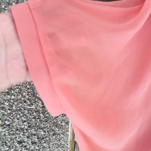 Papillon Blanc Chiffon Poncho Dolman 3/4 Sleeves One Size Apricot Colour - Picture 8 of 10